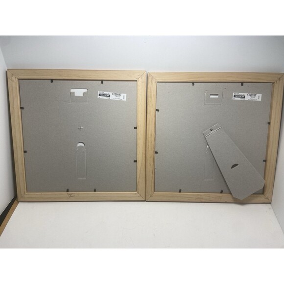 Set of 2 Ikea Bear Swimming 1999 print Kids Baby Nursery art wall decor Framed - Picture 4 of 5